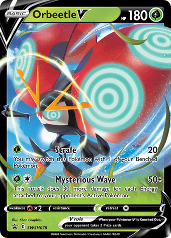 Orbeetle V SWSH Black Star Promos Pokemon Card