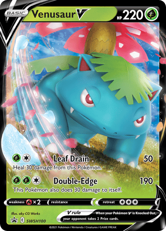 Venusaur V SWSH Black Star Promos Pokemon Card