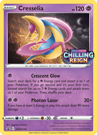 Cresselia SWSH Black Star Promos Pokemon Card