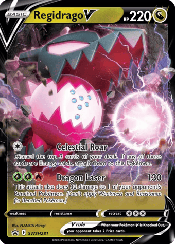 Regidrago V SWSH Black Star Promos Pokemon Card