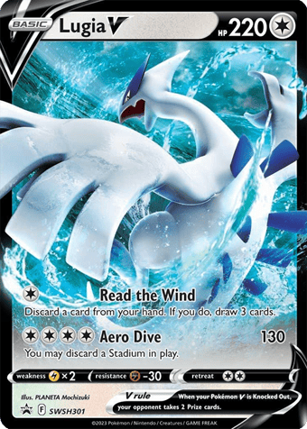 Lugia V SWSH Black Star Promos Pokemon Card