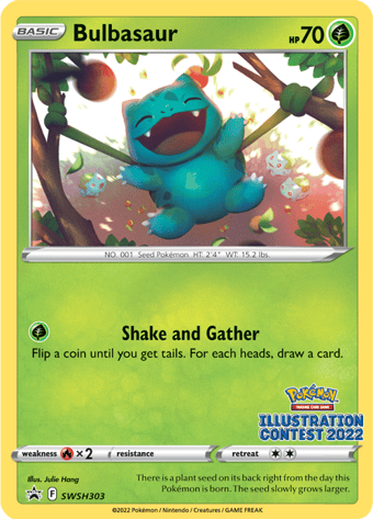 Bulbasaur SWSH Black Star Promos Pokemon Card