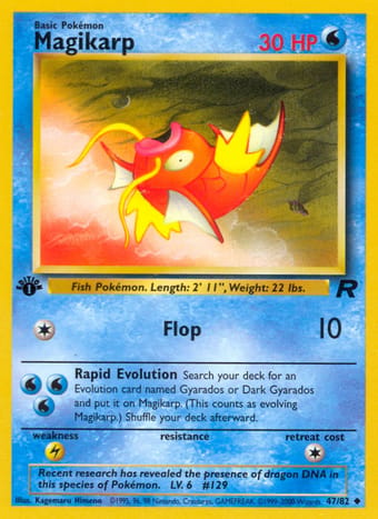 Magikarp Team Rocket Pokemon Card