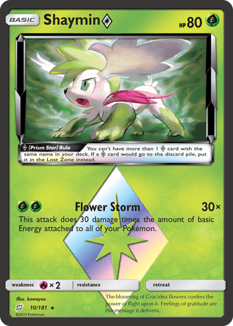 Shaymin ◇ Team Up Pokemon Card