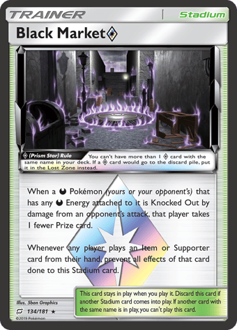 Black Market ◇ Team Up Pokemon Card