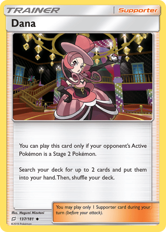 Dana Team Up Pokemon Card