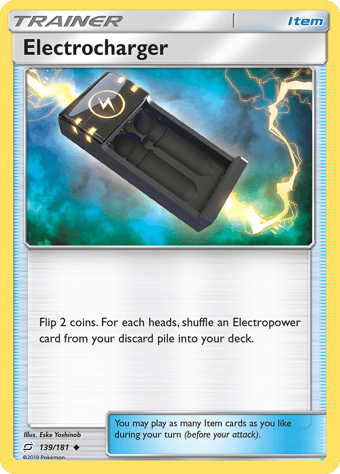 Electrocharger Team Up Pokemon Card