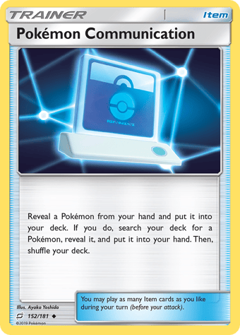 Pokemon Communication Team Up Pokemon Card