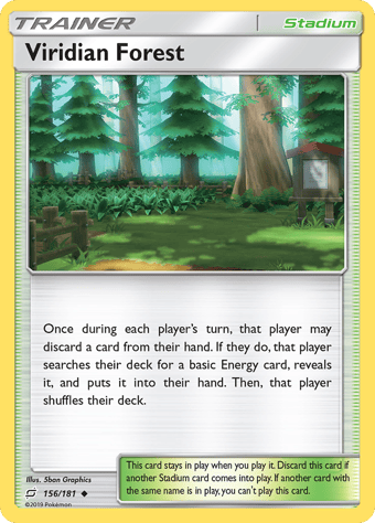 Viridian Forest Team Up Pokemon Card