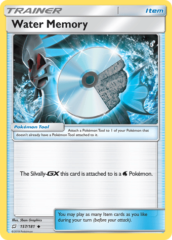 Water Memory Team Up Pokemon Card