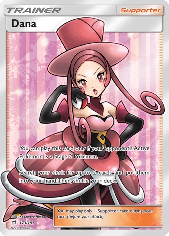 Dana Team Up Pokemon Card