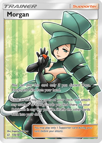 Morgan Team Up Pokemon Card