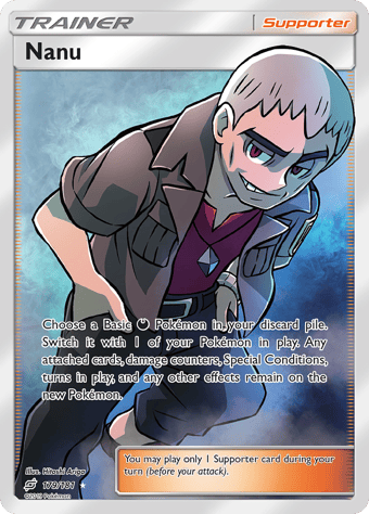 Nanu Team Up Pokemon Card