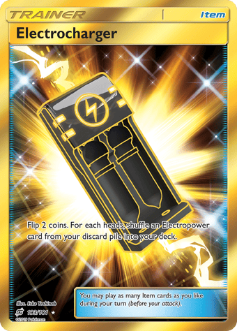 Electrocharger Team Up Pokemon Card
