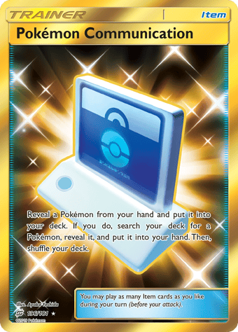 Pokemon Communication Team Up Pokemon Card