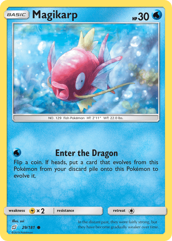 Magikarp Team Up Pokemon Card