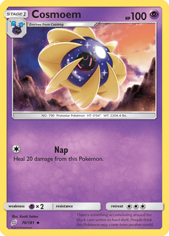 Cosmoem Team Up Pokemon Card