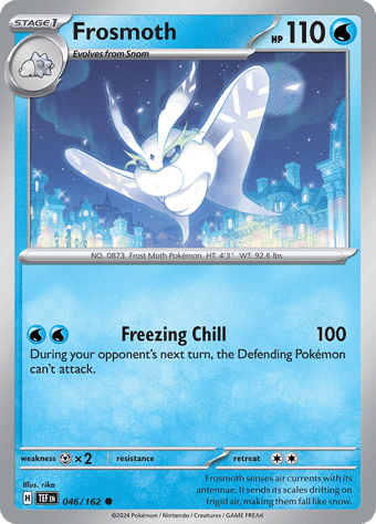 Frosmoth Temporal Forces Pokemon Card