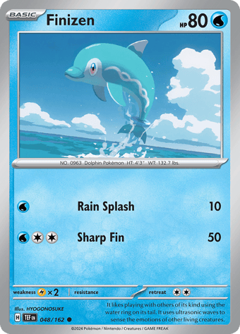 Finizen Temporal Forces Pokemon Card