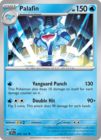 Palafin Temporal Forces Pokemon Card