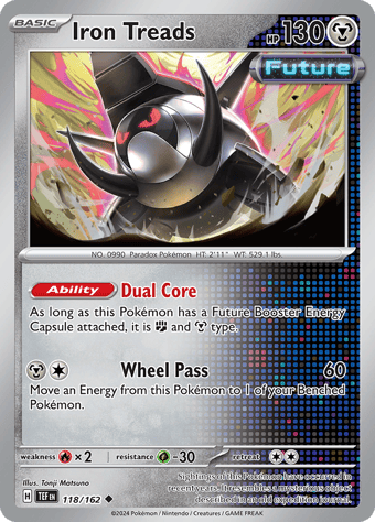 Iron Treads Temporal Forces Pokemon Card