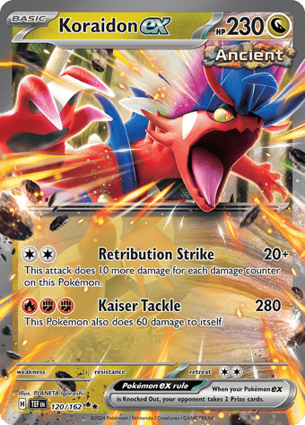 Koraidon ex Temporal Forces Pokemon Card
