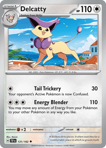 Delcatty Temporal Forces Pokemon Card