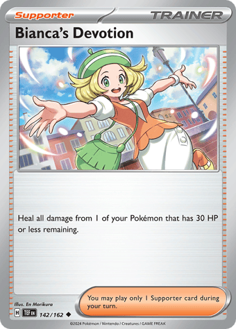 Bianca's Devotion Temporal Forces Pokemon Card