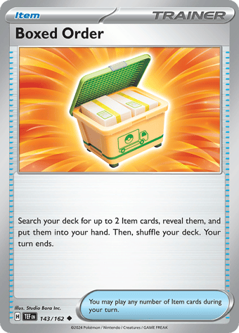 Boxed Order Temporal Forces Pokemon Card