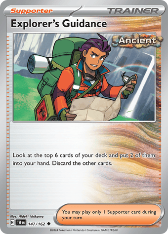 Explorer's Guidance Temporal Forces Pokemon Card