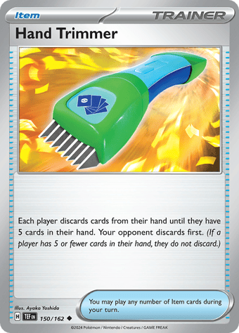 Hand Trimmer Temporal Forces Pokemon Card