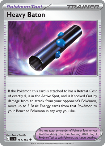 Heavy Baton Temporal Forces Pokemon Card