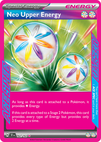 Neo Upper Energy Temporal Forces Pokemon Card