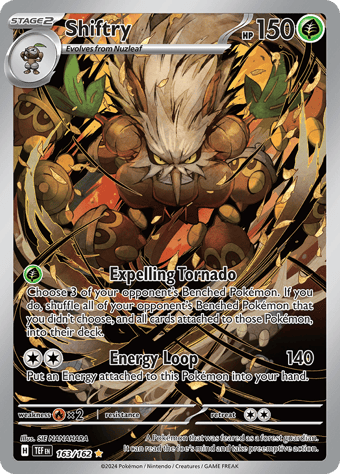 Shiftry Temporal Forces Pokemon Card