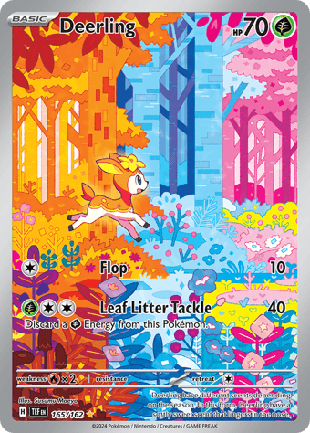Deerling Temporal Forces Pokemon Card