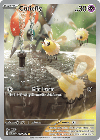 Cutiefly Temporal Forces Pokemon Card