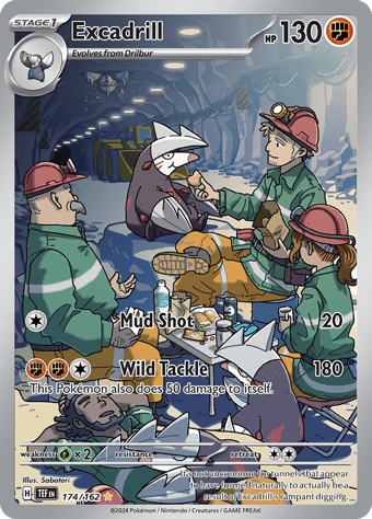 Excadrill Temporal Forces Pokemon Card