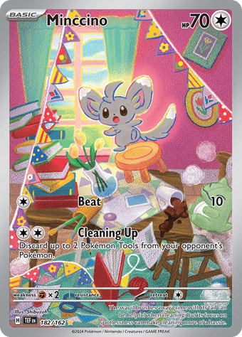 Minccino Temporal Forces Pokemon Card
