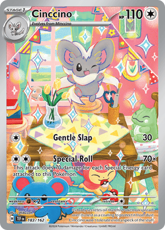 Cinccino Temporal Forces Pokemon Card