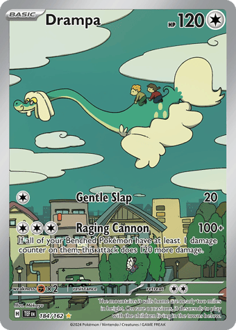 Drampa Temporal Forces Pokemon Card