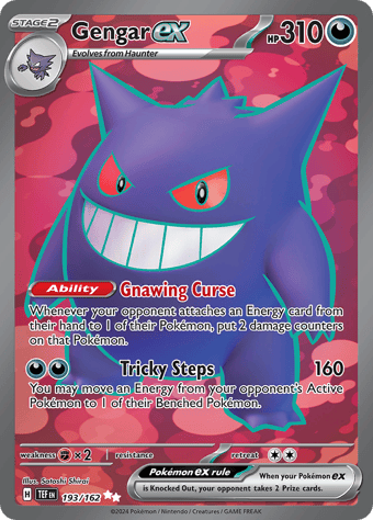 Gengar ex Temporal Forces Pokemon Card