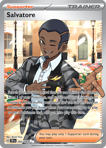 Salvatore Temporal Forces Pokemon Card