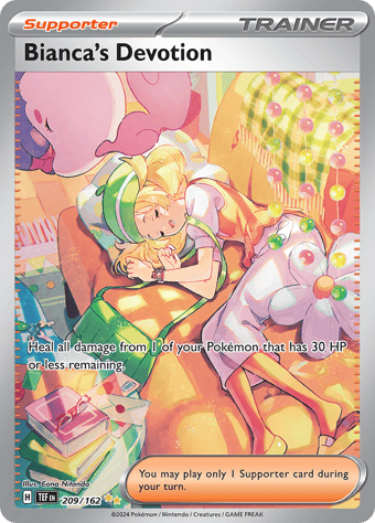 Bianca's Devotion Temporal Forces Pokemon Card