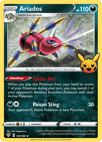 Nickit Trick or Trade Pokemon Card