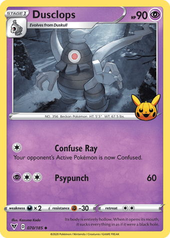 Dusclops Trick or Trade 2023 Pokemon Card