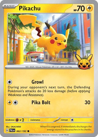 Pikachu Trick or Trade 2023 Pokemon Card