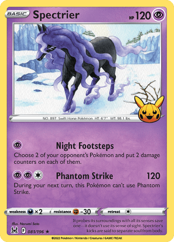 Spectrier Trick or Trade 2023 Pokemon Card