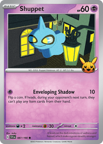 Shuppet Trick or Trade 2023 Pokemon Card