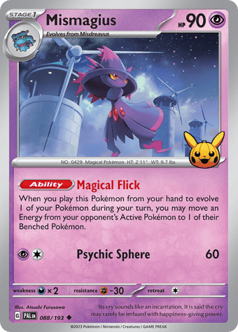 Mismagius Trick or Trade 2023 Pokemon Card
