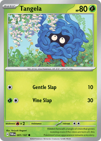 Tangela Twilight Masquerade Pokemon Card